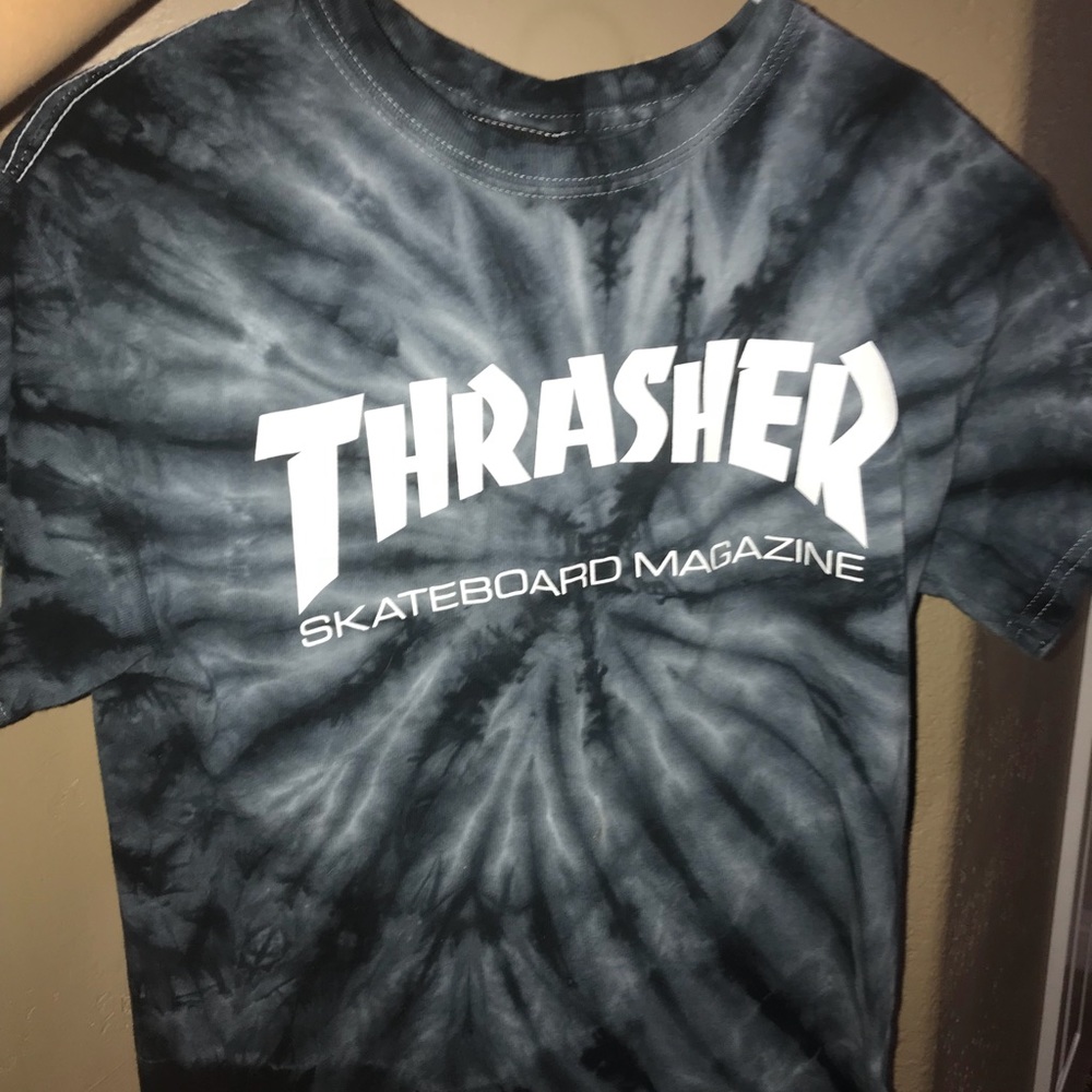 tie dye thrasher tee